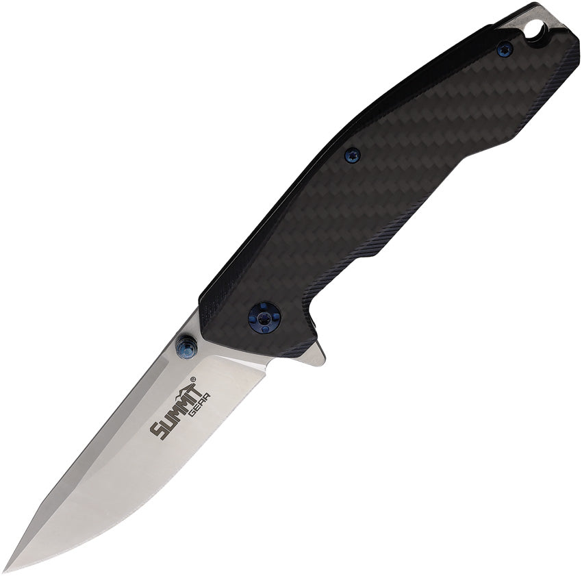 gear knife Summit Gear Linerlock G10 & Carbon Fiber Folding Stainless Pocket Knif – Atlantic Knife Company