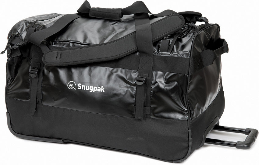 Snugpak Kitmonster Roller Duffel & Shoulder Strap 120L Black Bag