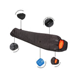 Snugpak Softie 12 Endeavour Camping & Hiking Survival Black Sleeping Bag 91060