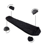Snugpak Softie 9 Hawk Camping & Hiking Survival Black Sleeping Bag 91092