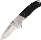 Krudo VINIX Framelock Black N690 Stainless Carbon Fiber Flipper Folding Knife 246