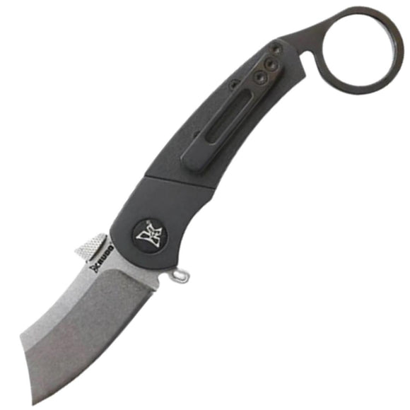 Krudo inKorrigible Framelock Black G10 Folding 9Cr18MoV Pocket Knife 719