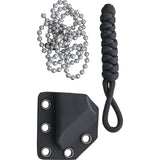 Krudo Flea Fixed Blade One Piece Neck Knife w/ Sheath 942