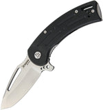 Krudo Krona Framelock Black G10 & Stainless Handle 9Cr18MoV Folding Knife KRN