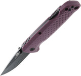 SOG Adventure LB Lockback Purple GFN Folding 5Cr15MoV Pocket Knife 13110443