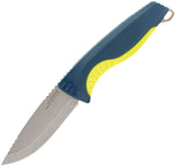 Sog Aegis FX Fixed Blade Knife Indigo/Yellow CRYO Krupp 4116 Stainless 17410141
