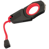 Sog Rapid Rescue Black & Red Stainless Guthook Fixed Blade Knife 26300443