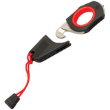 Sog Rapid Rescue Black & Red Stainless Guthook Fixed Blade Knife 26300443