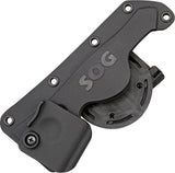 SOG Knives FastHawk Black Molded Hard Nylon Fixed Axe Head Blade Sheath HDNF06
