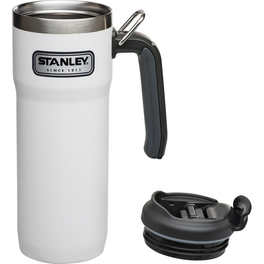 Stanley White Classic Vacuum Lock Dishwasher Safe Camping Coffee Mug 0