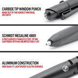 StatGear Skrawl Aluminum Bolt Action Tactical Pen _ Glass Breaker 118