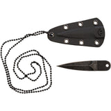 Station IX S.O.E. Lapel Dagger Stonewash VG-10 Neck Knife + Kydex 004