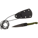Station IX S.O.E. Lapel Dagger Stonewash VG-10 Neck Knife + Kydex 004