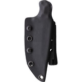 Stroup Knives GP2 Black G10 Handle 1095HC Stainless Steel Fixed Blade Knife GP2BG10S