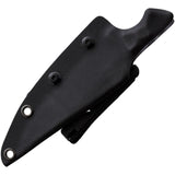 Stroup Knives TU2 Black G10 1095HC Fixed Blade Knife w/ Kydex Sheath PTU2BG10S