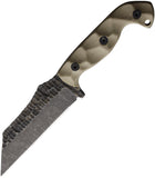 Stroup Knives TU3 Tan G10 1095HC Fixed Blade Knife w/ Kydex Sheath PTU3TG10S