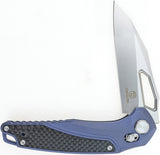 Defcon Recon Axis Lock Blue & Black Titanium Folding Pocket Knife 91321