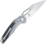 Defcon Recon Axis Lock Gray & Black Titanium Folding Pocket Knife 9132