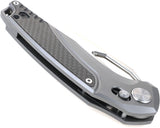 Defcon Recon Axis Lock Gray & Black Titanium Folding Pocket Knife 9132