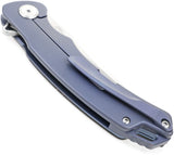 Defcon Condor Framelock Blue & Black Folding Bohler M390 Pocket Knife 94001