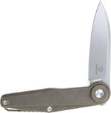 Defcon Fulcrum Leverage Lock Bronze Titanium Folding Bohler M390 Knife T96172