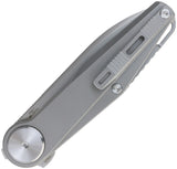 Defcon Fulcrum Leverage Lock Gray Titanium Folding Bohler M390 Knife T9617