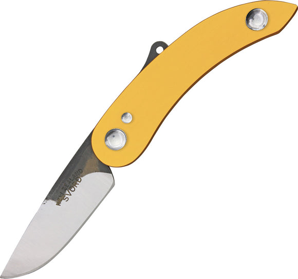 Svord Peasant Orange Aluminum Handle High Carbon Tool Steel Folding Knife 163