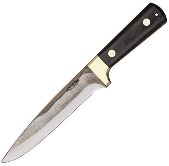 Svord MCR  Black Micarta High Carbon Tool Steel Fixed Blade Knife PSBMCR