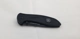 Smith & Wesson Linerlock A/O Black Aluminum Folding 8Cr13 Pocket Knife 1084305