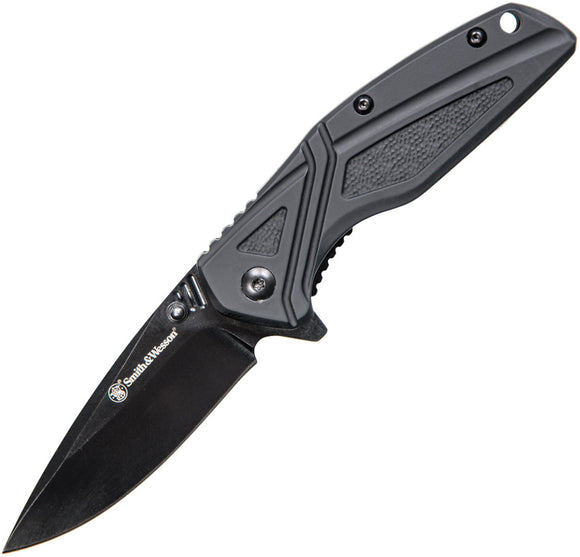 Smith & Wesson Linerlock Black Folding Pocket Knife 1084309