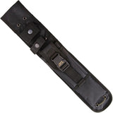 TOPS 15.75" Skullcrushers Xtreme Fixed Sawback Blade Black Handle Knife