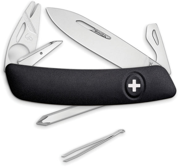 Swiza TT04 Black Tick Multi-Tool Folding Screwdriver Pocket Knife 0801010