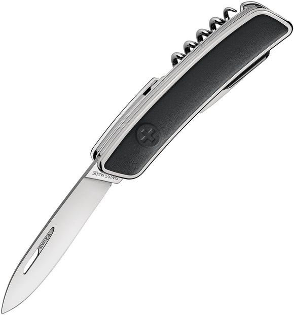 Swiza D03 Swiss Pocket Black Leather Screwdriver Folding Multi-Tool Knife 303010