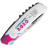 Swiza D03 Lausanne 2020 White/Blue/Red Folding Stainless Pocket Knife B030J001