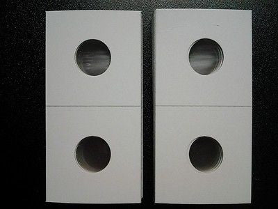 200 New Dime Size 2x2 Cardboard Coin Holders Flips