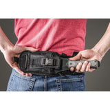 TOPS Tracker Digger Fixed Double Edge Blade Glass Breaker Black Knife + Sheath