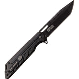 Tac Force Linerlock A/O Black Aluminum Folding 3Cr13 Steel Pocket Knife 1034BK