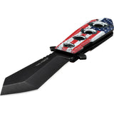 Tac Force Linerlock A/O US Flag Aluminum Folding 3Cr13 Pocket Knife 1048F