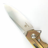 Defcon JK Cutter Pocket Knife Framelock Titanium & Carbon Fiber Folding D2 33343