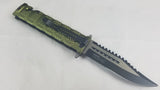 Tac Force Folding Pocket Rescue Knife 2 Tone Blade Green 710gn
