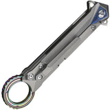 Defcon Archangel Framelock M390 Titanium Flipper Knife 9312