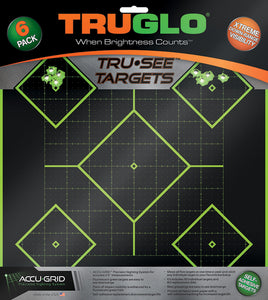 TRUGLO Tru-See Diamond Target 6pk 14a6
