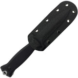 Takumitak Havoc Black Smooth G10 D2 Steel Fixed Blade Knife F202SL