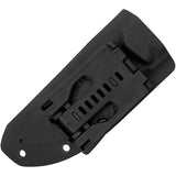 Takumitak Takumi Black Smooth G10 D2 Stainless Steel Fixed Blade Knife 208SL