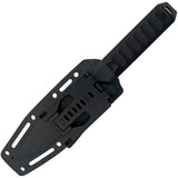 Takumitak Escort Black Smooth G10 D2 Steel Fixed Blade Knife F213SW