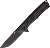 Tekto Knives F1 Alpha Linerlock Carbon Fiber Folding D2 Pocket Knife TF1CBKBK1