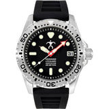 Time Concepts Hawaiian Lifeguard Black Rubber Band Wrist Watch HLA5401