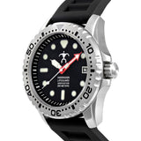 Time Concepts Hawaiian Lifeguard Black Rubber Band Wrist Watch HLA5401