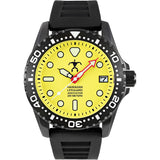 Time Concepts Hawaiian Lifeguard Black Rubber Band Wrist Watch HLA5407