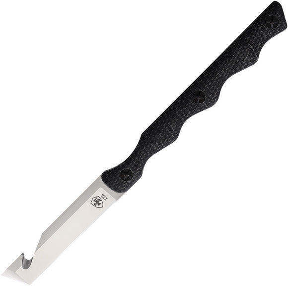 Templar Knife Black Micarta D2 Steel Tanto Fixed Blade Neck Knife NTKB222